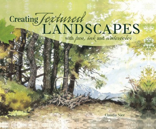 Creating Textured Landscapes with Pen, Ink and Watercolor (English Edition)