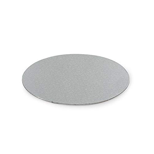 Decora 0931304 Cake Drum Plateado Fino Ø 25 CM H 3 MM 10'