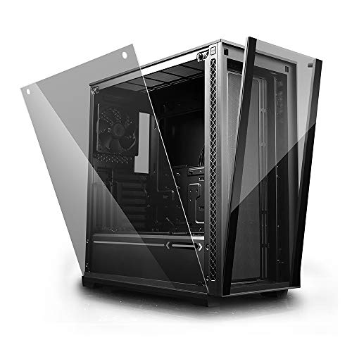 DEEPCOOL MATREXX 70 - Carcasa de Torre Media, diseño Modular de Cristal Templado de tamaño Completo, GPU de instalación Vertical, Paneles de Apertura rápida DEEPCOOL MATREXX 70 - Carcasa de Torre Media, diseño Modular de Cristal Templado de tamaño Completo, GPU de instalación Vertical, Paneles de Apertura rápida