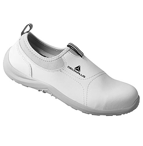 Deltaplus MIAMIS2BC42 Zapatos bajos de Microfibra/Pu - S2 Src, Blanco, Talla 42
