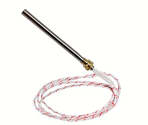 DOJA Industrial | Resistencia Estufa Pellet | Diametro Bujia: 9,5mm | Rosca: 3/8" | Longitud: 180mm | 300w | Resistencia Caldera de Pellets | Resistencias Calefactoras 220v | Estufas de Pellets DOJA Industrial | Resistencia Estufa Pellet | Diametro Bujia: 9,5mm | Rosca: 3/8" | Longitud: 180mm | 300w | Resistencia Caldera de Pellets | Resistencias Calefactoras 220v | Estufas de Pellets