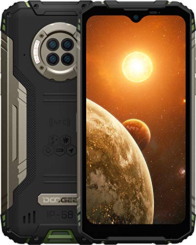 DOOGEE S96 Pro 8GB RAM + 128GB ROM, Smartphone 4G, Cámara Cuádruple 48MP, Visión Nocturna + Frontal 16MP, 6350mAh, Android 10, 6.22 HD+, NFC, GPS, IP68 IP69K Movil Resistente al Agua, Golpes, Verde