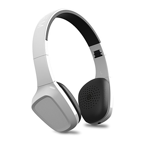 Energy Sistem Headphones 1 Bluetooth White (Auriculares inalambricos, Bluetooth, Micrófono, Control de Llamadas, Batería Recargable, ultraligeros, Diadema Regulable y Almohadillas con rotación) Blanco