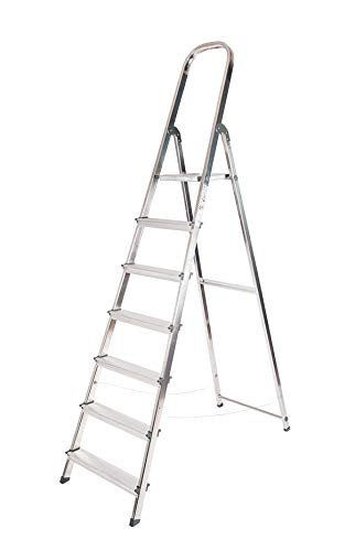 ESCALERA ALUMINIO UNICA 7 PELDAÑOS ESCALERA ALUMINIO UNICA 7 PELDAÑOS