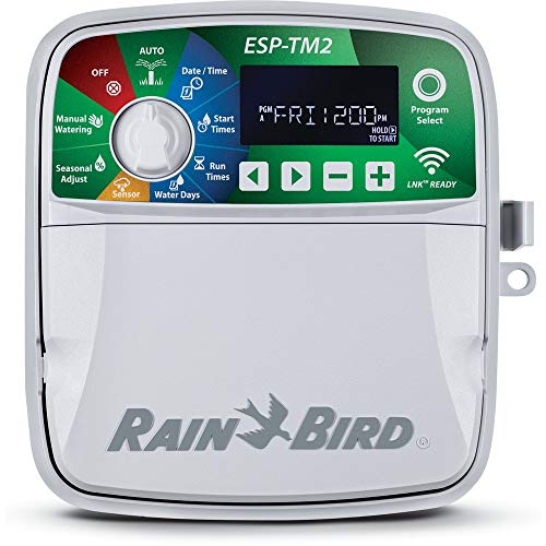 ESP-TM2 Rain Bird - Dispositivo de control (230 V, 12 estaciones para interior y exterior)