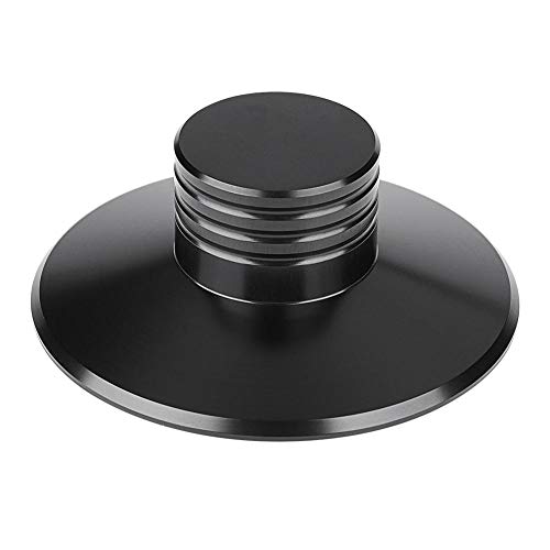 Estabilizador de Disco de Aluminio, Reproductor de grabación de Audio liviano Abrazadera de Peso Estabilizador de Disco de Disco Giratorio para Vinilo LP, Reproductor de CD, chasis, Altavoces(Negro) Estabilizador de Disco de Aluminio, Reproductor de grabación de Audio liviano Abrazadera de Peso Estabilizador de Disco de Disco Giratorio para Vinilo LP, Reproductor de CD, chasis, Altavoces(Negro)
