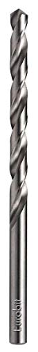 Eurobit 0215 Broca larga de acero HSS-G para metal, DIN 340, 6,5 x 148 mm