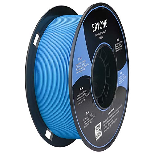 Filamento PLA 1.75mm, Eryone PLA Filamento de PLA para Impresión 3D, 1kg 1 Spool, Azul