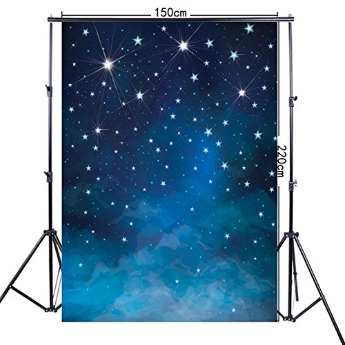fivan 5 x 7ft de grosor Rolling lienzo Fantastic Night Sky y estrellas impresión fotografía fondo ff-048