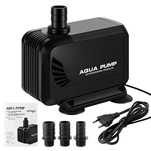 Forever Speed Bomba de agua para acuario, bomba sumergible para acuarios, pozos, ahorro de energía, bomba sumergible adecuada para agua y tierra, altura de extracción máxima 2,8 m, 3000 l/h 40 W Forever Speed Bomba de agua para acuario, bomba sumergible para acuarios, pozos, ahorro de energía, bomba sumergible adecuada para agua y tierra, altura de extracción máxima 2,8 m, 3000 l/h 40 W
