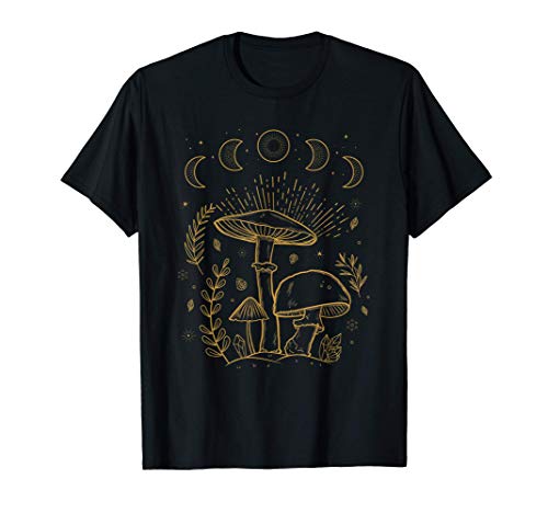 Goblincore Aesthetic Dark Academia Cottagecore Seta Camiseta
