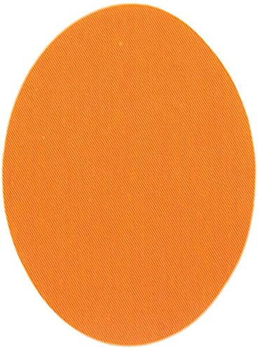 Haberdashery Online 6 rodilleras niños color Naranja termoadhesivas de plancha. Coderas para proteger tu ropa y reparación de pantalones, chaquetas, jerseys, camisas. 10,5 x 8 cm. Ref. 71. Naranja