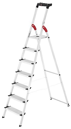 Hailo xxl easyclix - Escalera domestica xxl 7 peldaños 212cm aluminio Hailo xxl easyclix - Escalera domestica xxl 7 peldaños 212cm aluminio