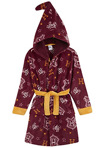 HARRY POTTER Bata Forro Polar Niño, Albornoz Niño Diseño Gryffindor con Capucha y Cinturon, Batas de Casa para Niños, Regalos para Niños Niñas 7-14 Años (Granate, 7-8 años) HARRY POTTER Bata Forro Polar Niño, Albornoz Niño Diseño Gryffindor con Capucha y Cinturon, Batas de Casa para Niños, Regalos para Niños Niñas 7-14 Años (Granate, 7-8 años)
