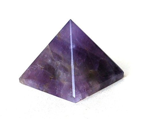 Healing Crystals P0689 - Piedra natural de la India con amatista, espiritual, cargada de energía (25-30 mm), color morado, 1 unidad