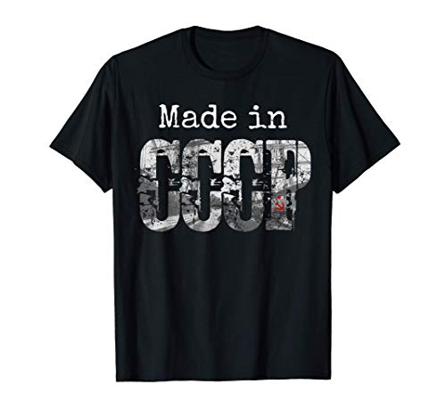 Hecho en CCCP - Retro Vintage Fabricado en URSS Camiseta