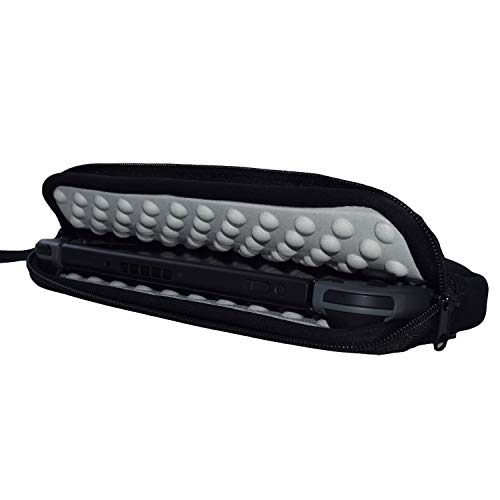 Hikfly Funda con interruptor de Nintendo para manga de neopreno delgada con 5 piezas Ranuras del juego en bolsa de viaje resistente a los golpes a prueba de golpes Bolsa de viaje (Negro) Hikfly Funda con interruptor de Nintendo para manga de neopreno delgada con 5 piezas Ranuras del juego en bolsa de viaje resistente a los golpes a prueba de golpes Bolsa de viaje (Negro)