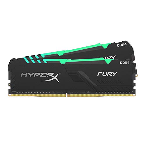 HyperX Fury RGB HX432C16FB4AK2/32 Memoria RAM 32GB Kit*(2x16GB) 3200MHz DDR4 CL16 DIMM