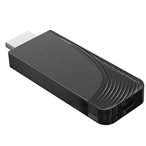 iBosi Cheng WiFi Display Dongle, 2.4G/5G HDMI Adaptador, Mini Aparato Pantalla Inalámbrico Receptor ,1080P HDMI TV Dongle Miracast para Android / iOS / Mac / Windows / Mac OS (Light Black)