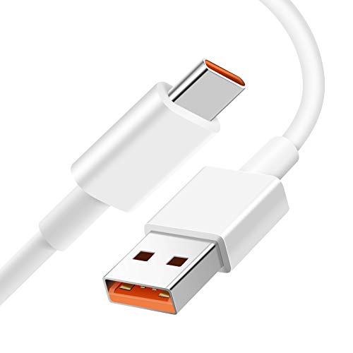 iMangoo Cable USB C Charge Turbo, Cable USB Tipo C 5A 50W Super Charge para Xiaomi 10 Pro, USB Tipo C Carga Rápida y Sincronización para Xiaomi Redmi Note 9 Pro Note 9S 9 9C NFC Poco X3