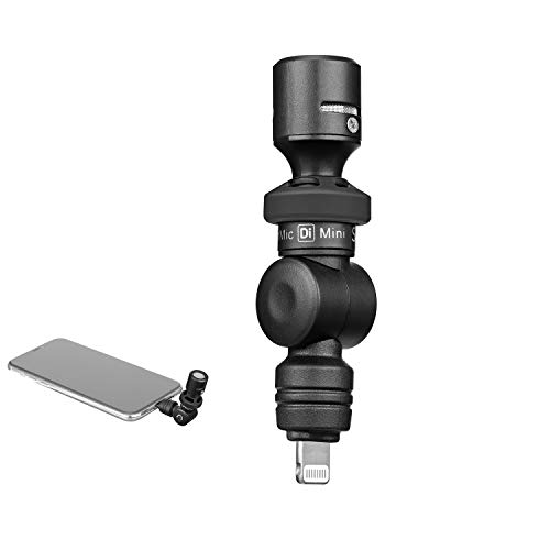 iPhone Lightning Plug & Play Micrófono, Saramonic SmartMic Di Mini condensador Micrófono flexible con puerto Lightning certificado por MFI iPhone Apple Mic Compatible con iPhone iPad iPod Touch iOS iPhone Lightning Plug & Play Micrófono, Saramonic SmartMic Di Mini condensador Micrófono flexible con puerto Lightning certificado por MFI iPhone Apple Mic Compatible con iPhone iPad iPod Touch iOS