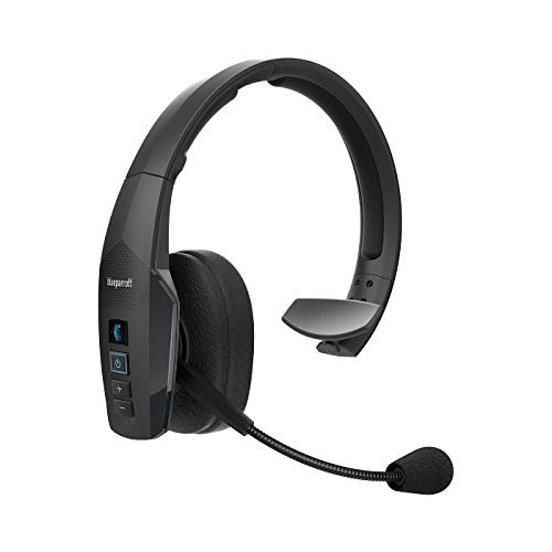 Jabra BlueParrott Nuevo B450-XT – Auricular Bluetooth Monoaural Over-Ear – Cancelación de Ruido al 96% – Control de Voz para Viajes en Carretera y Entornos de Alto Ruido – Negro