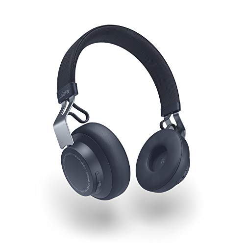 Jabra Move Style Edition – Auriculares On-Ear, Conexión Bluetooth con Smartphones, Ordenadores y Tabletas, Para Música y Llamadas Inalámbricas, Azul Marino