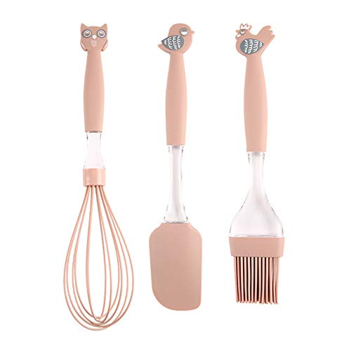 Juego De Tres Piezas Para Hornear De Silicona De Dibujos Animados, Silicona Inodoro, Ecológico, Batidor, Espátula De Silicona, Batidor De Silicona Juego De Tres Piezas Para Hornear De Silicona De Dibujos Animados, Silicona Inodoro, Ecológico, Batidor, Espátula De Silicona, Batidor De Silicona