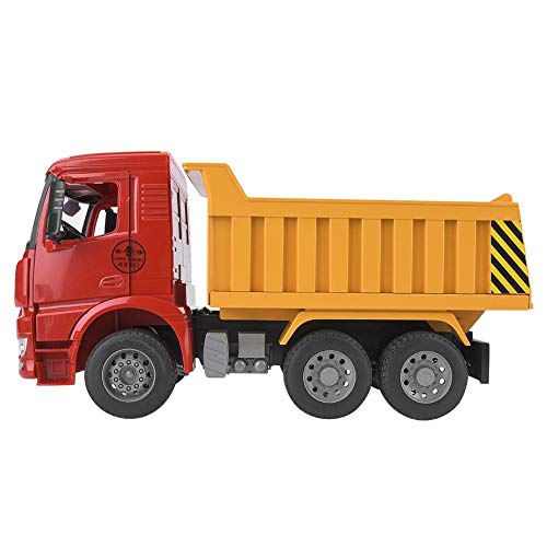 Juguete plástico del vehículo de construcción del camión volquete de RC, Juguetes duraderos del camión volquete de RC Anti-Jamming, para los niños Regalo de cumpleaños de los niños