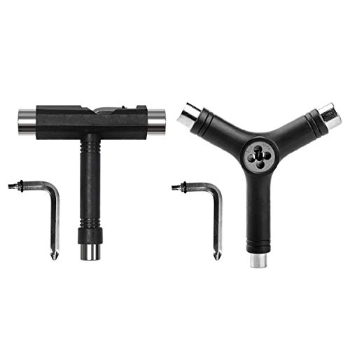 JZK 2 x Multifuncional portátil patín Herramienta T & Y Herramientas Skateboard con Llave Allen para Patines patinetes Bordo Largo JZK 2 x Multifuncional portátil patín Herramienta T & Y Herramientas Skateboard con Llave Allen para Patines patinetes Bordo Largo