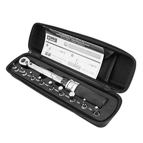 KAIBINY Llave de 1/4" Herramientas de fijación DR 1-25Nm Mini Ajustable Bicicletas de par de Llaves de Bicicletas Manual del Kit de trinquete mecánico de par Llave Llaves KAIBINY Llave de 1/4" Herramientas de fijación DR 1-25Nm Mini Ajustable Bicicletas de par de Llaves de Bicicletas Manual del Kit de trinquete mecánico de par Llave Llaves