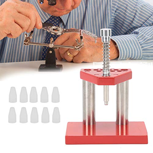 Kit de ajuste de presión de mano para reloj, herramienta de reparación de agujas de mano para relojeros y relojes de pulsera