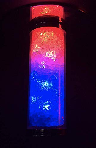 Lámpara de techo RGB LED empotrable para contrapesos de yeso C40 – Foco de 12 V con sistema patentado de luz prismática – Latón satinado
