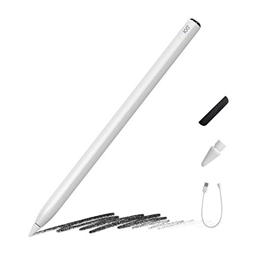 Lápiz óptico para iPad,con Inclinación y Palm Rejection Pantalla Táctil Stylus Pen, Pluma Fino Digital Pencil Activa compatible con Apple(2018-2020) iPad Pro 11/12.9/6/7/8,Mini 5,Air 3/4 Generación