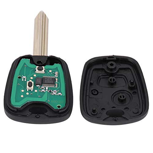 Llavero de coche de 2 botones, 433 MHz ID46 chips llave de coche de control remoto para Saxo Picasso Xsara Berlingo