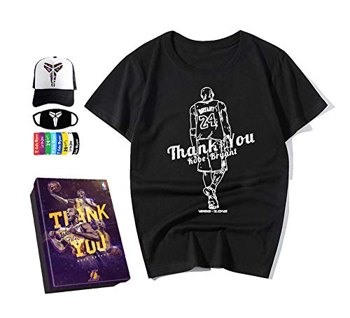 Manga Corta Conmemorativo Lakers De Los Angeles Kobe Bryant # 8# 24 Camiseta Hiphop Shirts de algodón Verano Deportes Cómodo y Transpirable (con Caja de Regalo) S-XXXL,BLACK2,M/170-175CM Manga Corta Conmemorativo Lakers De Los Angeles Kobe Bryant # 8# 24 Camiseta Hiphop Shirts de algodón Verano Deportes Cómodo y Transpirable (con Caja de Regalo) S-XXXL,BLACK2,M/170-175CM