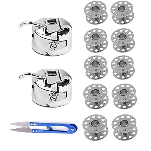 Máquina coser bobina conjunto caja bobina metal, 10 piezas bobina + 2 caja de bobina + 1 tijera, accesorios máquinas coser domésticas acero inoxidable utilizado para coser prendas de vestir Máquina coser bobina conjunto caja bobina metal, 10 piezas bobina + 2 caja de bobina + 1 tijera, accesorios máquinas coser domésticas acero inoxidable utilizado para coser prendas de vestir
