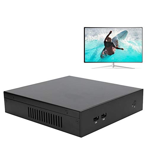 Mini Caja de computadora ITX, Caja de aleación de Aluminio Mini PC HTPC con Interfaz 2 * USB2.0 para Placa Base ITX Mini Caja de computadora ITX, Caja de aleación de Aluminio Mini PC HTPC con Interfaz 2 * USB2.0 para Placa Base ITX