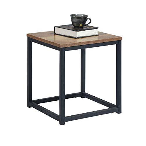 Mueble Cosy Facto End Dark Wood R1 Auxiliar Mesa Baja/angulosa para salón, Extremo de sofá, Estructura de Metal y Parte Superior de Madera, Estilo Industrial, marrón Oscuro, 35 x 35 x 40 cm Mueble Cosy Facto End Dark Wood R1 Auxiliar Mesa Baja/angulosa para salón, Extremo de sofá, Estructura de Metal y Parte Superior de Madera, Estilo Industrial, marrón Oscuro, 35 x 35 x 40 cm