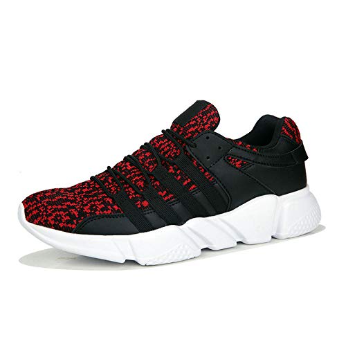 Nuevos Zapatos de Malla de Gran Tama?o para Hombres Desodorante Transpirable Ligero Casual Superficie de Malla de Vuelo Fitness Deportes al Aire Libre @ Red_48 Nuevos Zapatos de Malla de Gran Tama?o para Hombres Desodorante Transpirable Ligero Casual Superficie de Malla de Vuelo Fitness Deportes al Aire Libre @ Red_48