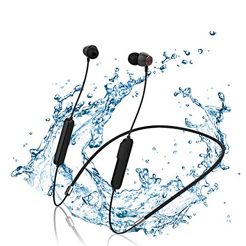 ockered Auriculares Bluetooth 5.0, Auriculares Inalámbricos Bluetooth Deportivos Magnético In-Ear Estéreo HiFi con Micrófono Anti-Sudor y Cancelación de Ruido Duración 10H para iOS Android (Negro)