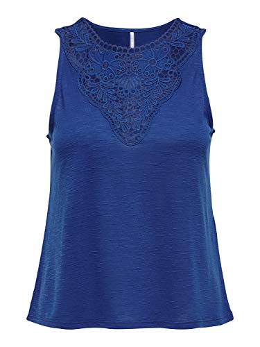 Only ONLISA S/L Top JRS Camisa Cami, Color Azul, XL para Mujer Only ONLISA S/L Top JRS Camisa Cami, Color Azul, XL para Mujer