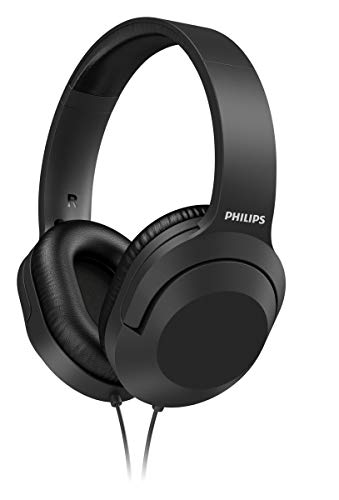 Philips H2005BK/00 Auriculares Estéreo con Cable 2 m, Auriculares Supraaurales (Altavoces 40 mm, Aislamiento del Ruido Pasivo, Banda de Sujeción Ajustable y Ligera) Negro - Modelo 2020/2021 Philips H2005BK/00 Auriculares Estéreo con Cable 2 m, Auriculares Supraaurales (Altavoces 40 mm, Aislamiento del Ruido Pasivo, Banda de Sujeción Ajustable y Ligera) Negro - Modelo 2020/2021