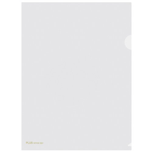 Plus Office 180229 - Pack de 12 dossiers, 32.5 x 225 mm, color blanco