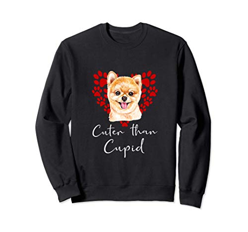 POMERANIA Cuter Than Cupid Perro Día San Valentín Sudadera