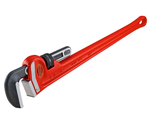 RIDGID 31035 Llave de tubo recta para servicio pesado de 36 pulgadas, Llave de fontanería de 36 pulgadas