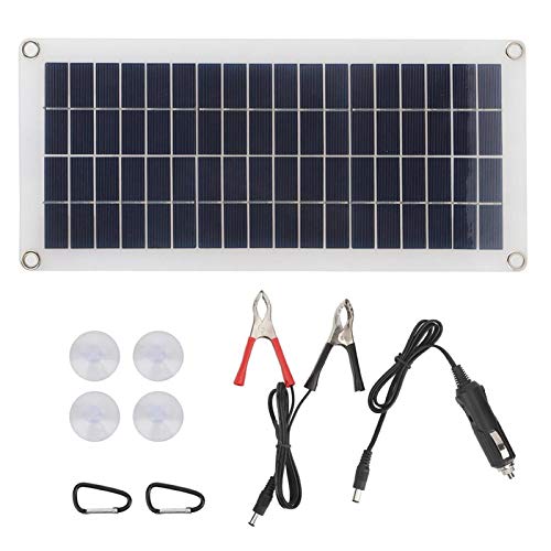 SALUTUYA Panel de energía Solar 10W USB Cargador de energía Solar Flexible portátil para Carga de batería de Barco para Todos los pequeños electrodomésticos