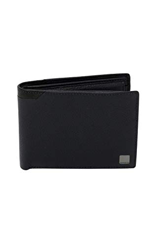 Samsonte - Cartera de piel para hombre con monedero, con 7 bolsillos para tarjetas de crédito RIFD Protected