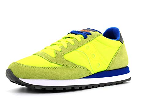 SAUCONY zapatos hombres zapatillas bajas S2044-558 JAZZ ORIGINAL talla 44 Amarillo fluorescente