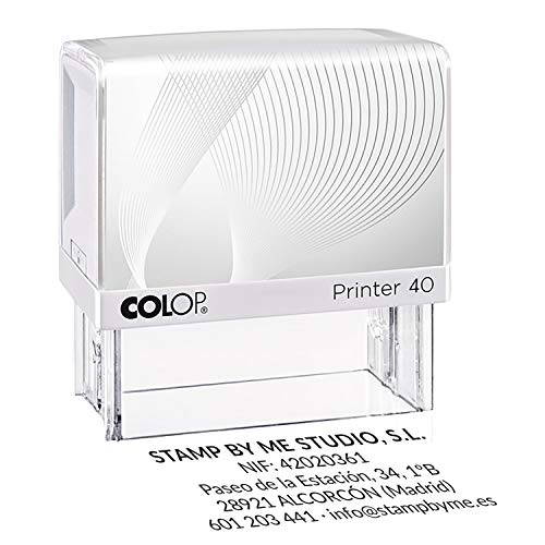 Sello de Caucho Personalizado, Título en Negrita y Cuerpo Regular, Sello autoenintable personalizado, Sello automático, Sello Empresa, Sello dirección (58x22mm) (57x21mm) Sello de Caucho Personalizado, Título en Negrita y Cuerpo Regular, Sello autoenintable personalizado, Sello automático, Sello Empresa, Sello dirección (58x22mm) (57x21mm)